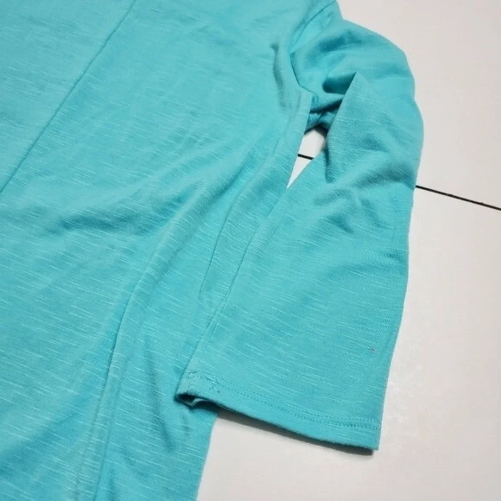 Justice size 10 bedazzled sleeve LA blue shirt